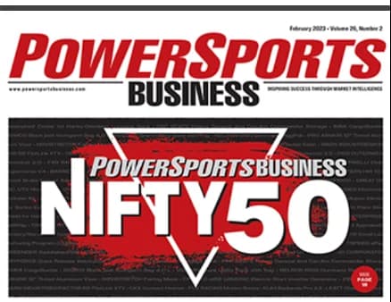 VisionAST Announced as a Powersports Business Nifty 50 Winner!